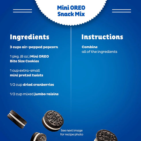 OREO Mini Mix Variety Pack Sandwich Cookies, 1.5 oz., 30 pk